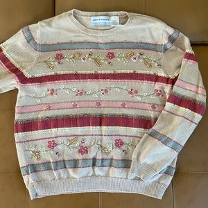Embroidery/beaded sweater
